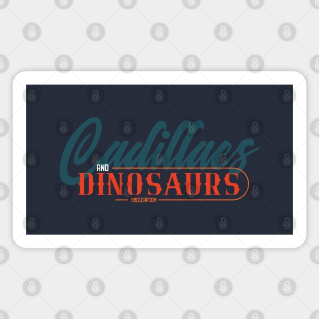 1992 Cadillacs and Dinosaurs Sticker by BadBox